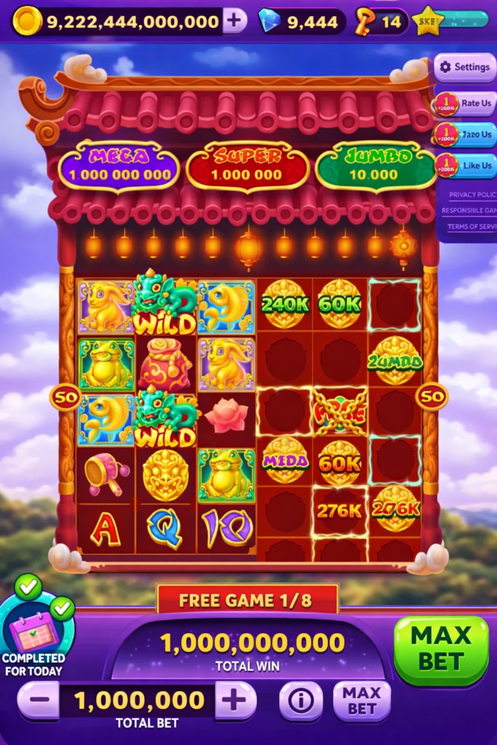 Classic 777 Slots game